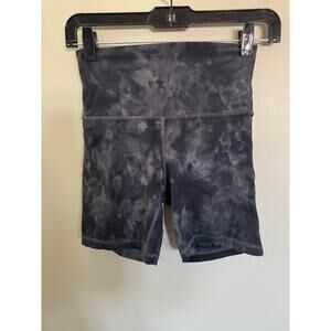 lululemon Align™ High-Rise Short 6" in Diamond Dye Lunar Rock True Navy SZ 4